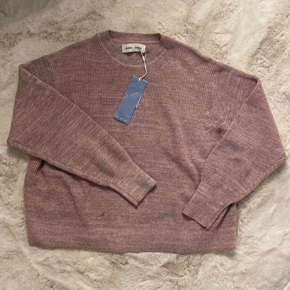 NWT 🤍 SAMSOE SAMSOE Anna Crew Neck Wool Blend Sweater - Picture 7 of 12
